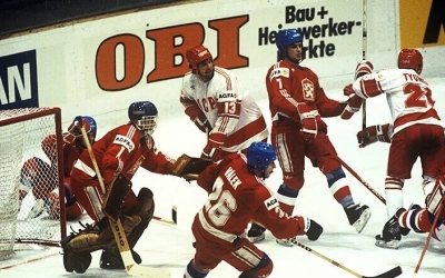 Сильнейшая хоккейная сборная Чехословакии в матчах с командой СССР